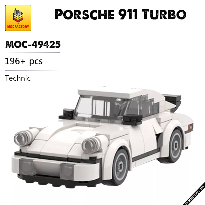 MOC 49425 Porsche 911 Turbo Technic by legocarreplicas MOC FACTORY - LEPIN Germany