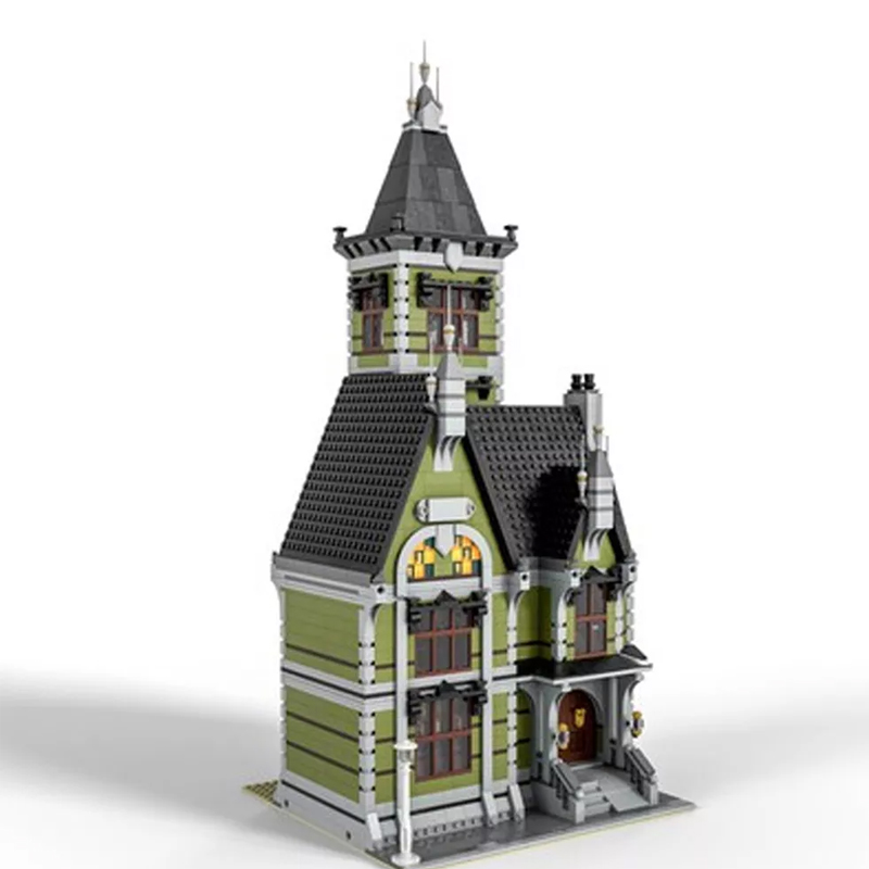 MOC 49479 Old Mansion 10273 Haunted House Modular Modification Modular Buildings by Das Felixle MOC FACTORY3 - LEPIN Germany
