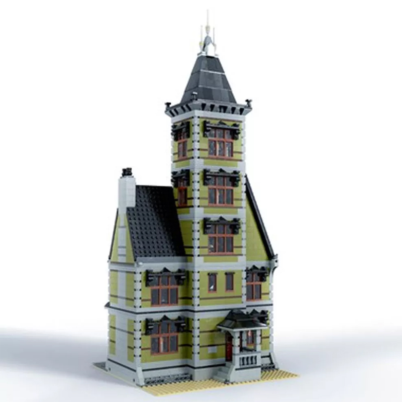 MOC 49479 Old Mansion 10273 Haunted House Modular Modification Modular Buildings by Das Felixle MOC FACTORY4 - LEPIN Germany