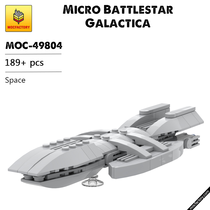 MOC 49804 Micro Battlestar Galactica Space by neroz MOC FACTORY - LEPIN Germany