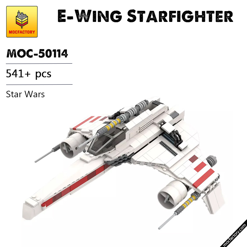 MOC 50114 E Wing Starfighter Star Wars by NeoSephiroth MOC FACTORY - LEPIN Germany