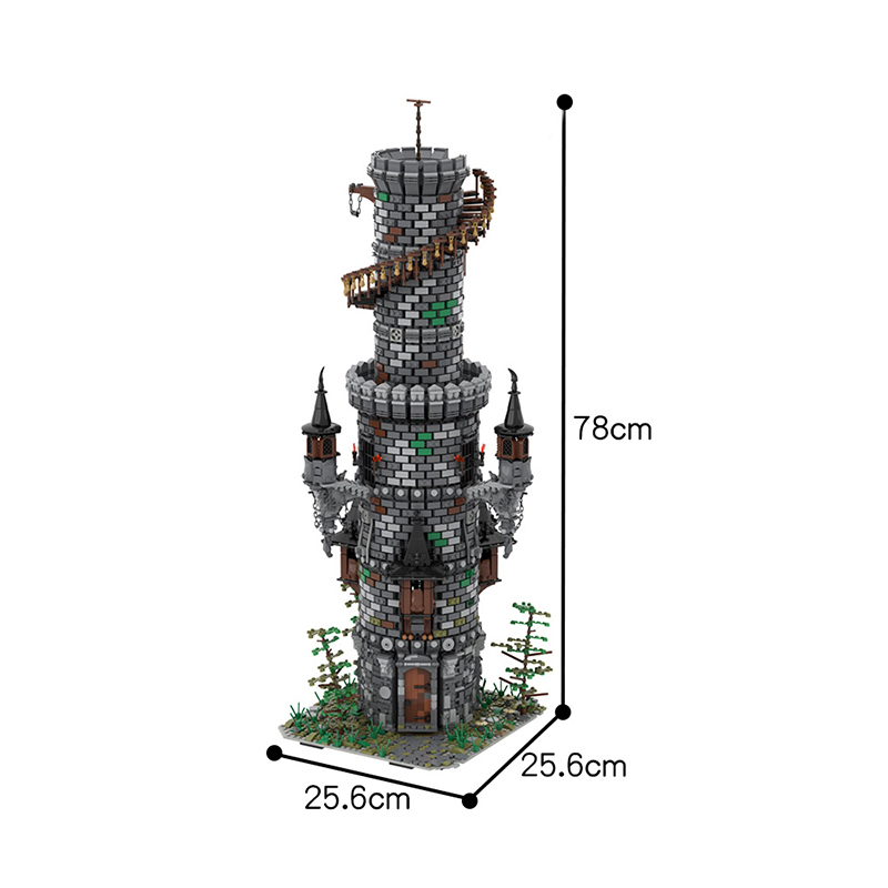 MOC 50724 Wizards Tower Modular Building by povladimir MOC FACTORY 9 - LEPIN Germany