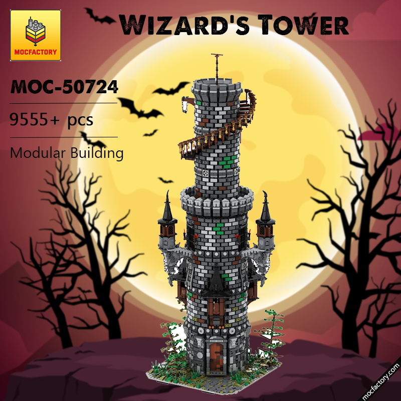 MOC 50724 Wizards Tower Modular Building by povladimir MOC FACTORY - LEPIN Germany
