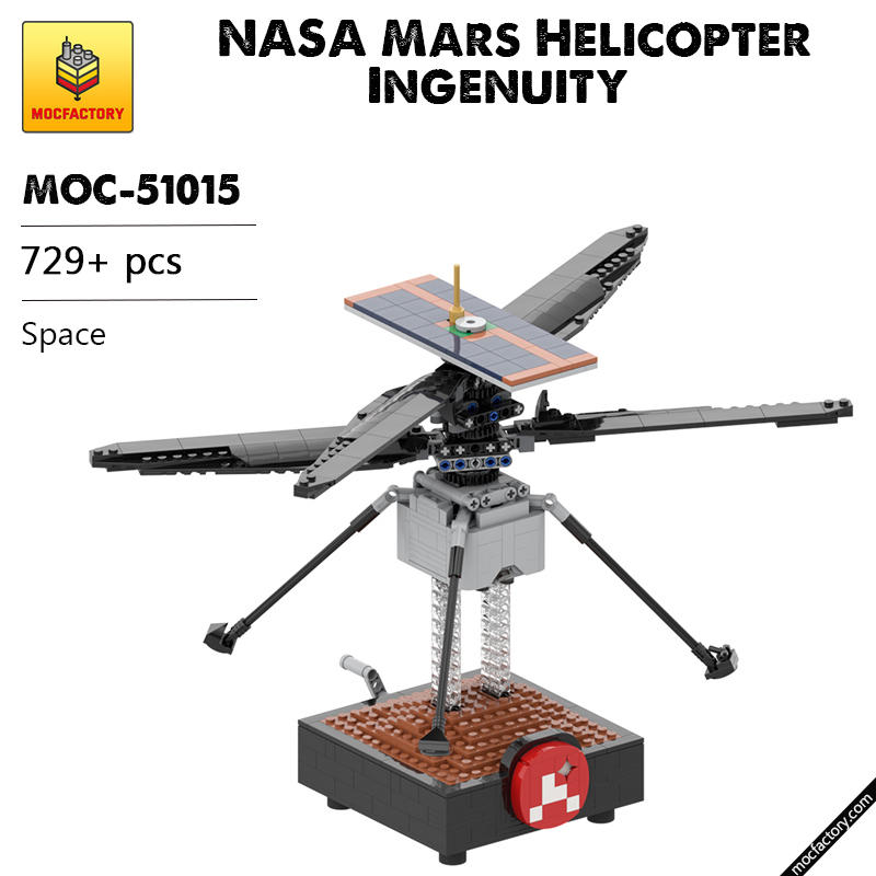 MOC 51015 NASA Mars Helicopter Ingenuity Space by Perijove MOC FACTORY - LEPIN Germany