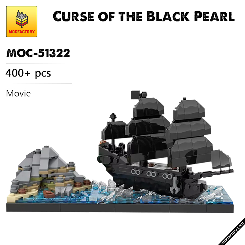 MOC 51322 Curse of the Black Pearl Movie by benbuildslego MOC FACTORY - LEPIN Germany