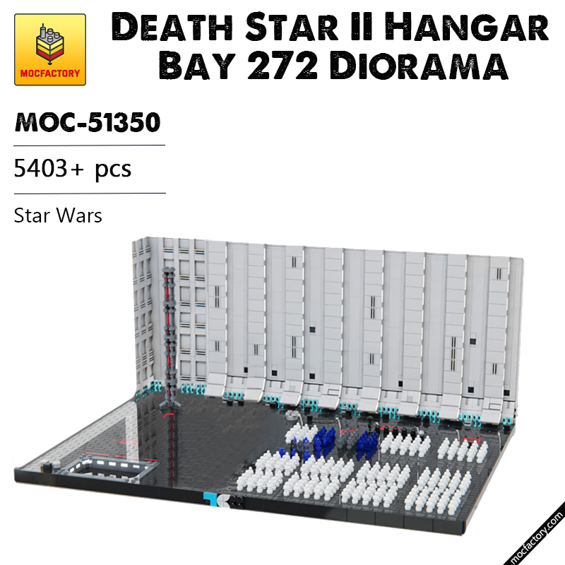 MOC 51350 Death Star II Hangar Bay 272 Diorama Star Wars by TheCreatorr MOC FACTORY 8 - LEPIN Germany