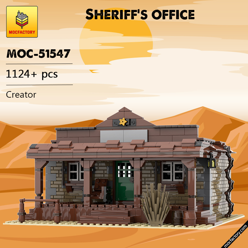 MOC 51547 Sheriffs office Creator by Huebre MOC FACTORY - LEPIN Germany