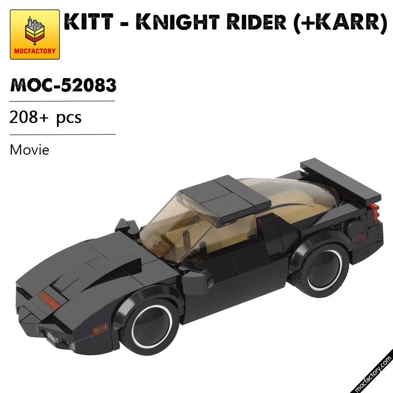 MOC 52083 KITT Knight Rider KARR Movie by TLG MOC FACTORY - LEPIN Germany