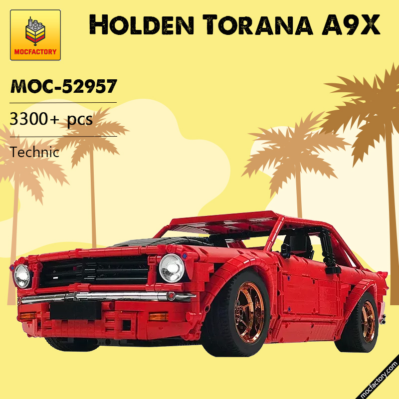 MOC 52957 Holden Torana A9X Super Car by Loxlego MOC FACTORY 2 - LEPIN Germany