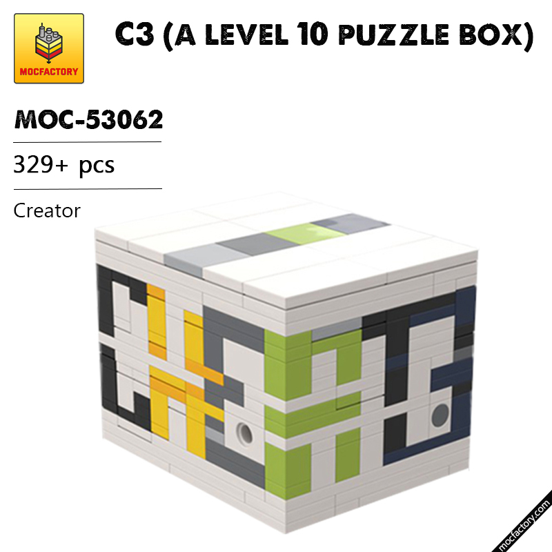 MOC 53062 C3 a level 10 puzzle box Creator by cheat3 puzzles MOC FACTORY - LEPIN Germany