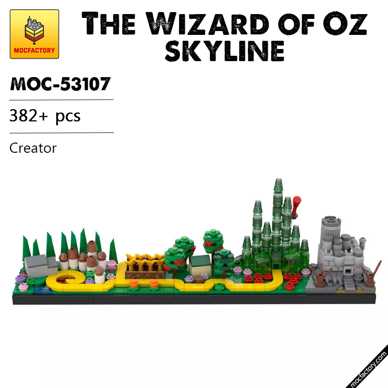 MOC 53107 The Wizard of Oz skyline Creator by benbuildslego MOC FACTORY - LEPIN Germany