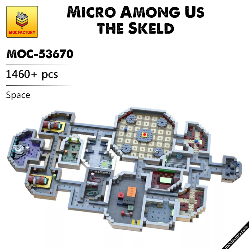 MOC 53670 Micro Among Us the Skeld Space by Bruxxy MOC FACTORY - LEPIN Germany