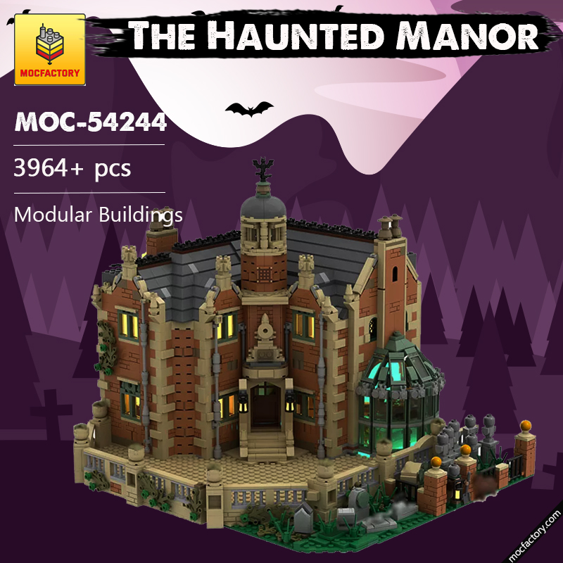 MOC 54244 The Haunted Manor Modular Buildings by ZeRadman MOC FACTORY 2 - LEPIN Germany