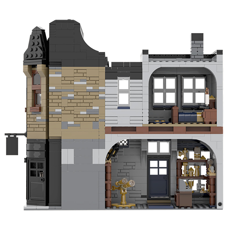 MOC 55035 Leaky Cauldron Wiseacres Wizarding Equipment Diagon Alley Movie by JL 4 - LEPIN Germany