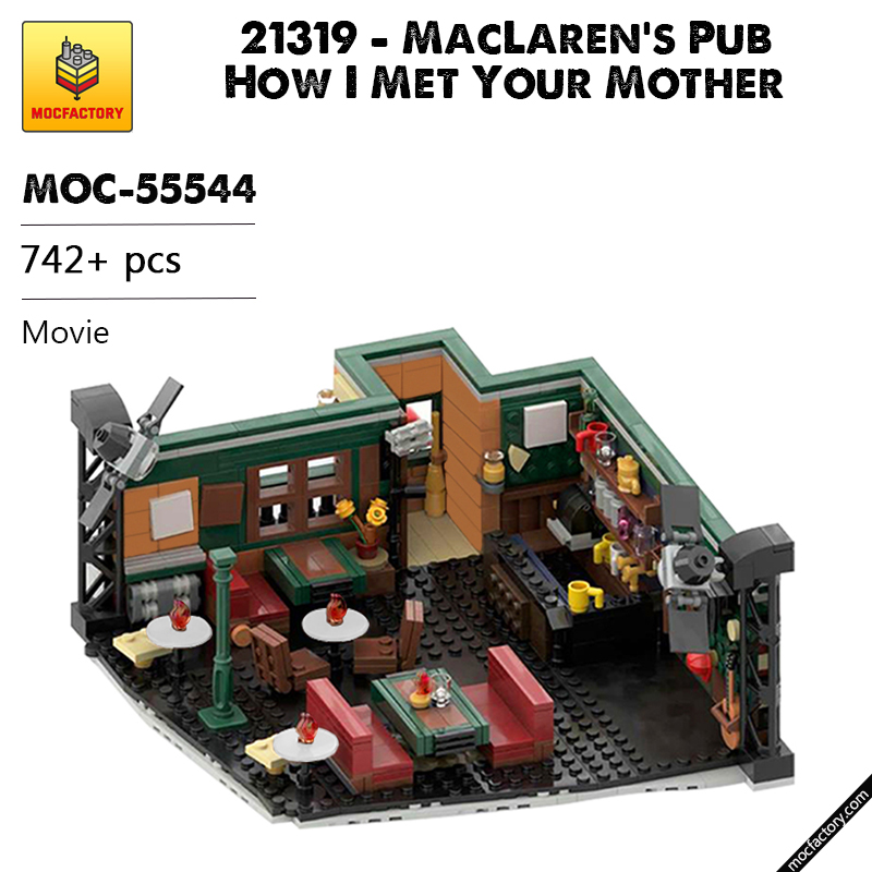 MOC 55544 21319 MacLarens Pub How I Met Your Mother Alternate Movie by febrix 1999 MOC FACTORY - LEPIN Germany