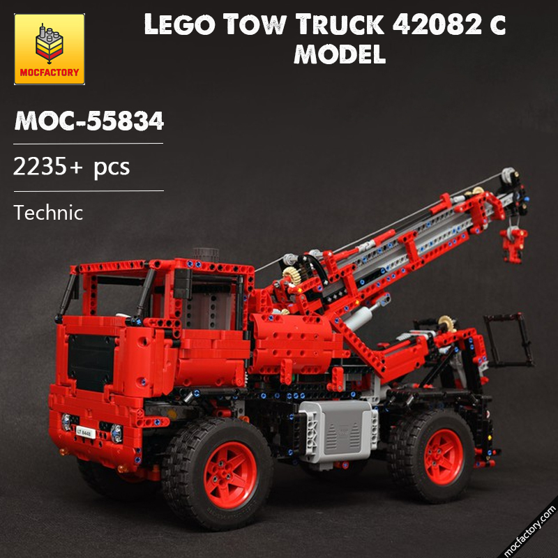 MOC 55834 Lego Tow Truck 42082 c model Technic by the lego technic channel MOC FACTORY - LEPIN Germany