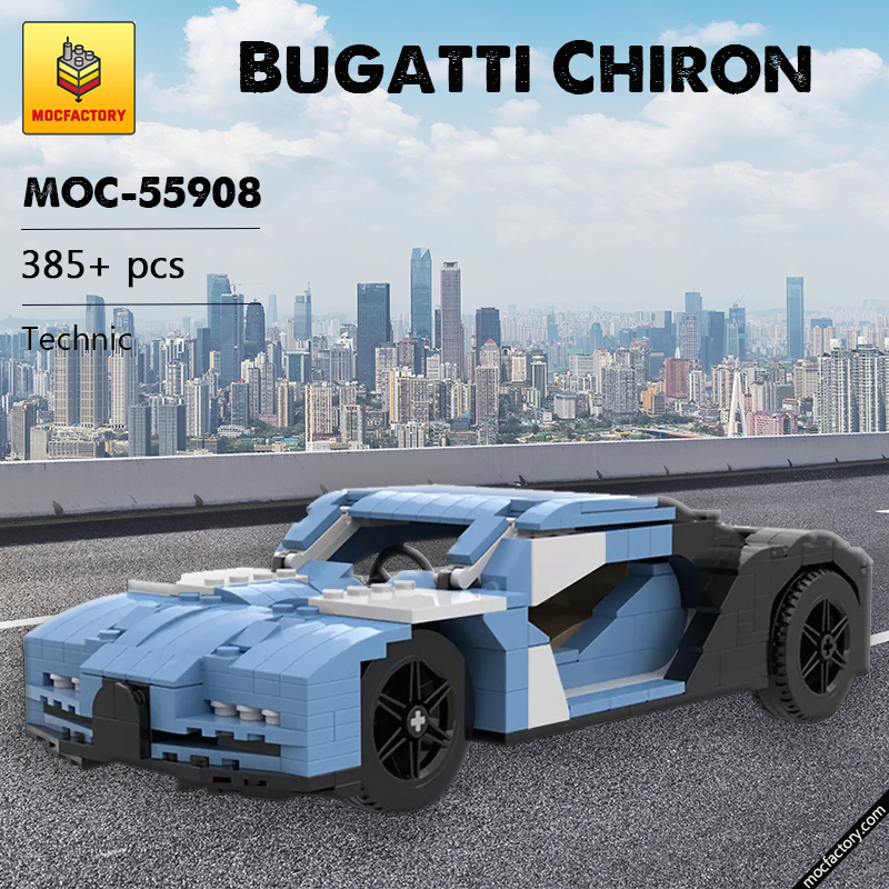 MOC 55908 Bugatti Chiron Super Car by Giganbrick MOC FACTORY - LEPIN Germany