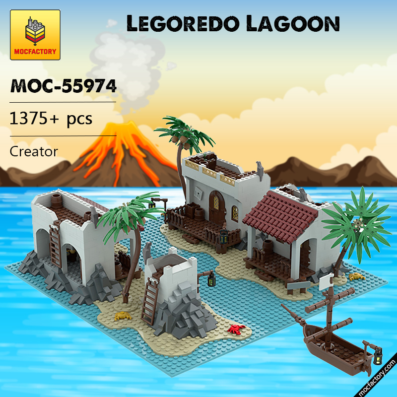 MOC 55974 Legoredo Lagoon Creator by This One Brick MOC FACTORY - LEPIN Germany