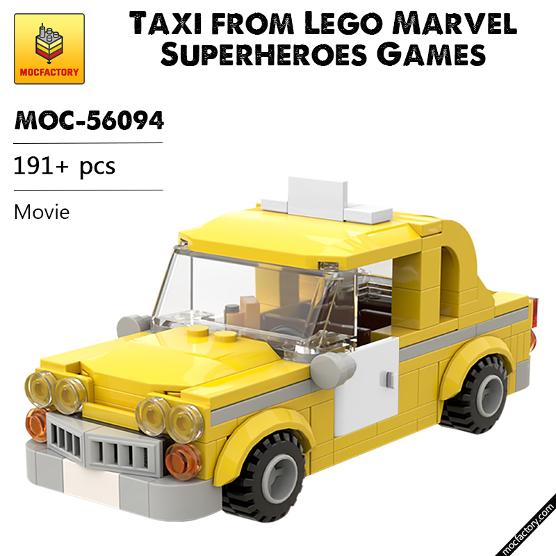 MOC 56094 Taxi from Lego Marvel Superheroes Games Movie by Velandar MOC FACTORY - LEPIN Germany