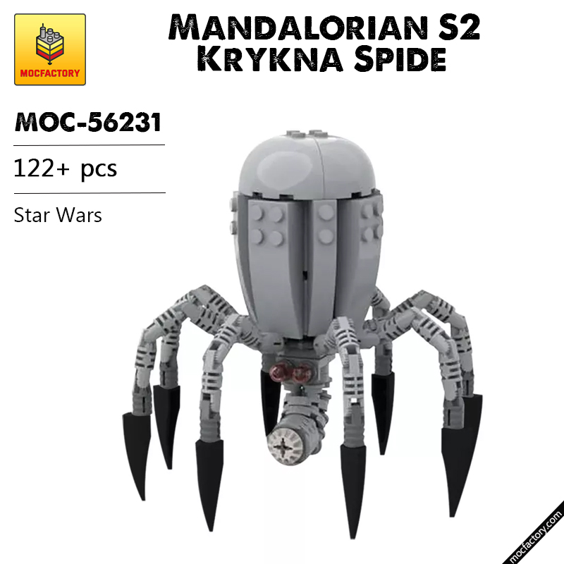 MOC 56231 Mandalorian S2 Krykna Spider Star Wars by 6211 MOC FACTORY - LEPIN Germany