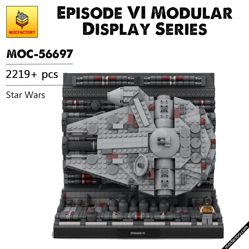 MOC 56697 Episode VI Modular Display Series Star Wars by Mon Mocma MOC FACTORY - LEPIN Germany