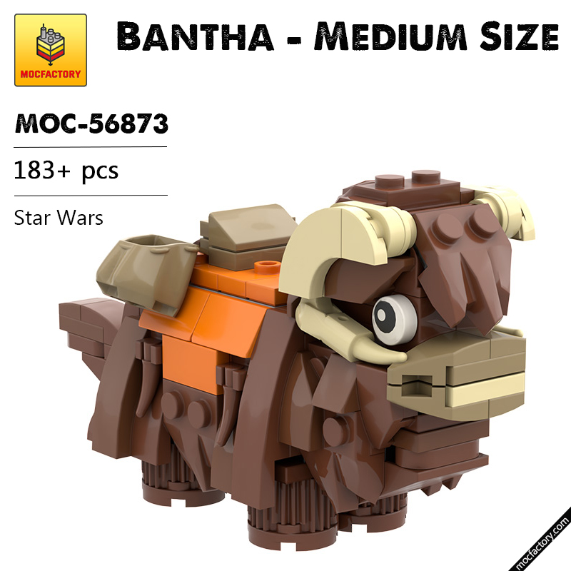 MOC 56873 Bantha Medium Size Star Wars by Kimnotyze MOC FACTORY - LEPIN Germany