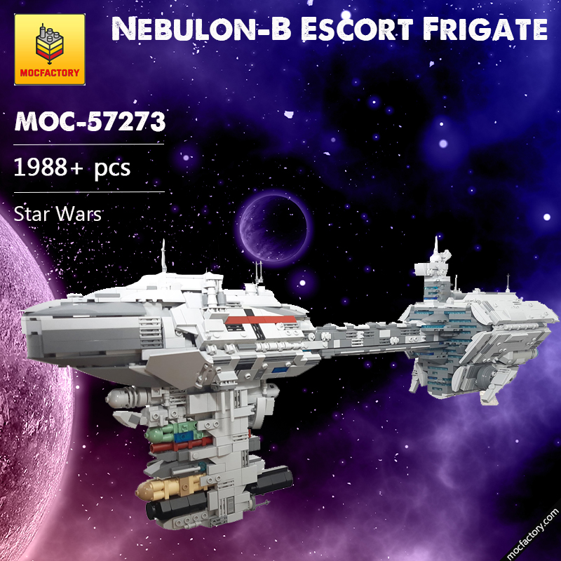 MOC 57273 Nebulon B Escort Frigate Star Wars by Jedimasterels MOC FACTORY - LEPIN Germany