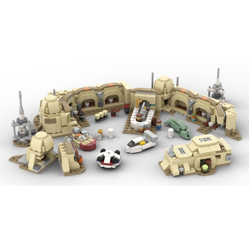 MOC 57537 Micro Mos Eisley Cantina Star Wars by ron mcphatty MOC FACTORY 2 - LEPIN Germany
