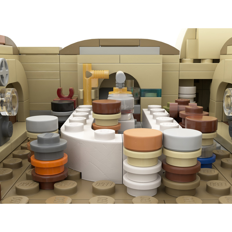 MOC 57537 Micro Mos Eisley Cantina Star Wars by ron mcphatty MOC FACTORY 4 - LEPIN Germany