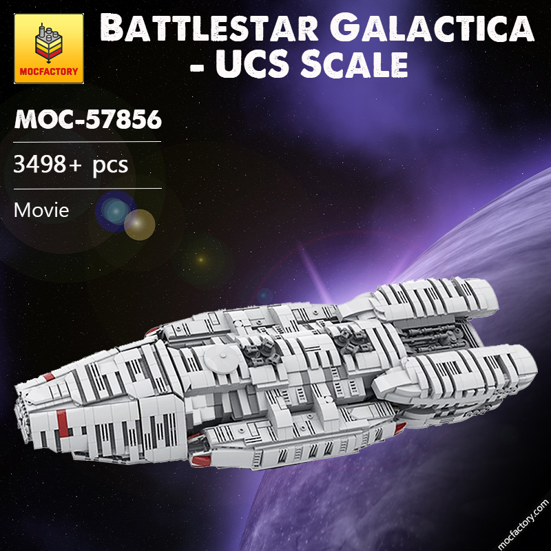 MOC 57856 Battlestar Galactica UCS Scale Movie by manglegrat MOC FACTORY - LEPIN Germany