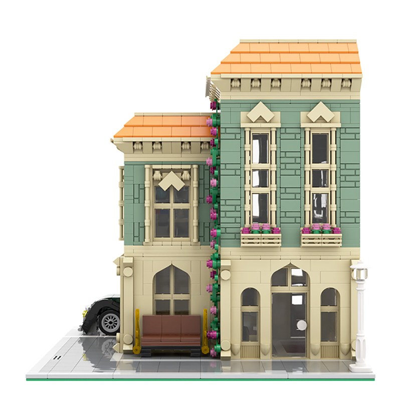 MOC 57981 Modular Post Office Delivery Car Modular Building by MOCExpert MOC FACTORY 5 - LEPIN Germany