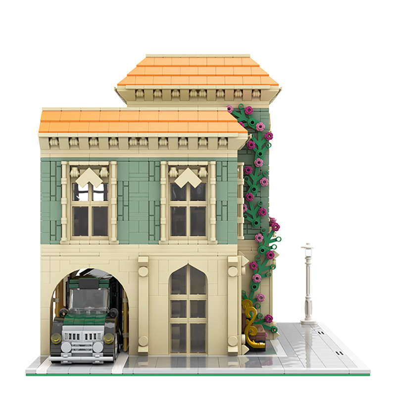 MOC 57981 Modular Post Office Delivery Car Modular Building by MOCExpert MOC FACTORY 6 - LEPIN Germany