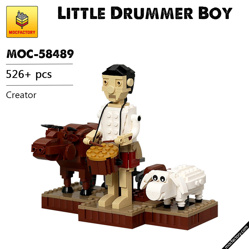 MOC 58489 Little Drummer Boy Creator by JKBrickworks MOC FACTORY - LEPIN Germany