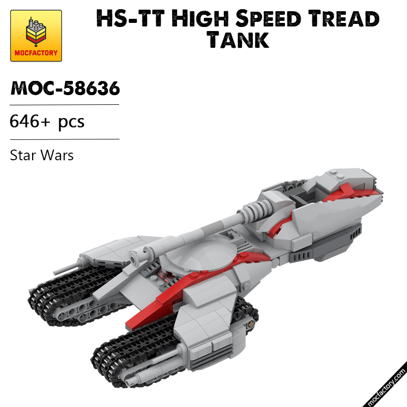 MOC 58636 HS TT High Speed Tread Tank Star Wars by Tjs Lego Room MOC FACTORY - LEPIN Germany