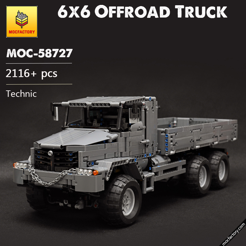 MOC 58727 6x6 Offroad Truck Technic by Superkoala MOC FACTORY - LEPIN Germany