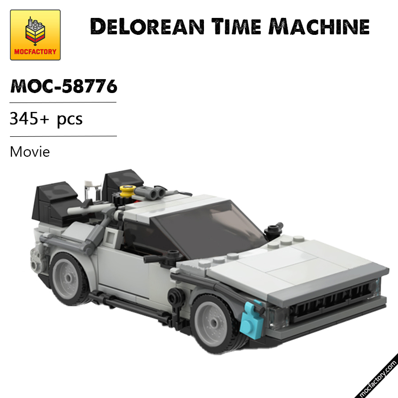 MOC 58776 DeLorean Time Machine Movie by legotuner33 MOC FACTORY - LEPIN Germany