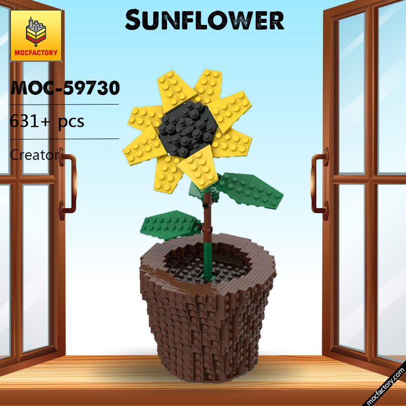 MOC 59730 Sunflower Creator by anakin2001 MOC FACTORY - LEPIN Germany