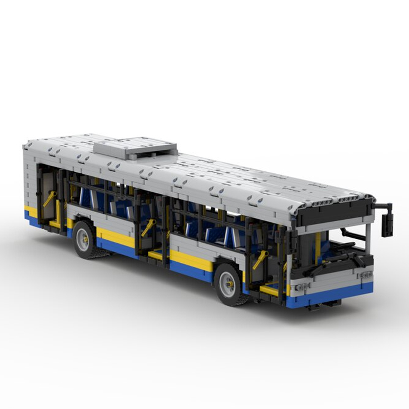 MOC 59883 Lego Technic 12m Bus Technic by Emmebrick MOC FACTORY 2 - LEPIN Germany
