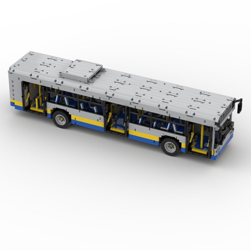 MOC 59883 Lego Technic 12m Bus Technic by Emmebrick MOC FACTORY 3 - LEPIN Germany