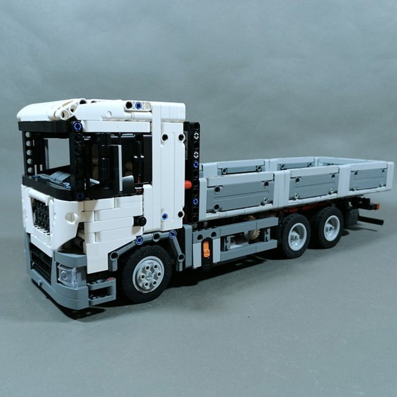 MOC 60643 Flatbed Truck Technic by DamianPLE Lego Garage MOC FACTORY 3 - LEPIN Germany