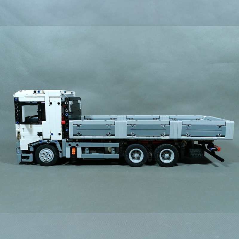 MOC 60643 Flatbed Truck Technic by DamianPLE Lego Garage MOC FACTORY 4 - LEPIN Germany