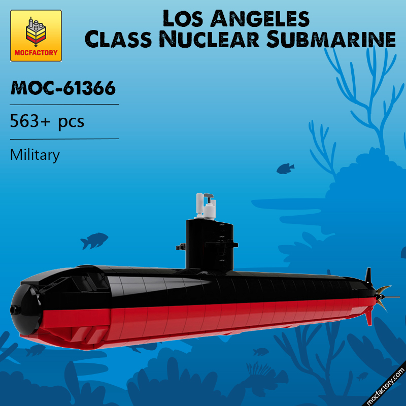 MOC 61366 Los Angeles Class Nuclear Submarine Military by veyniac MOC FACTORY - LEPIN Germany