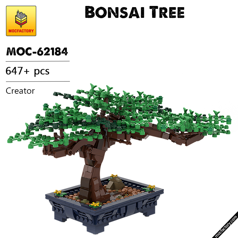 MOC 62184 Bonsai Tree Creator by Gr33tje13 MOC FACTORY - LEPIN Germany