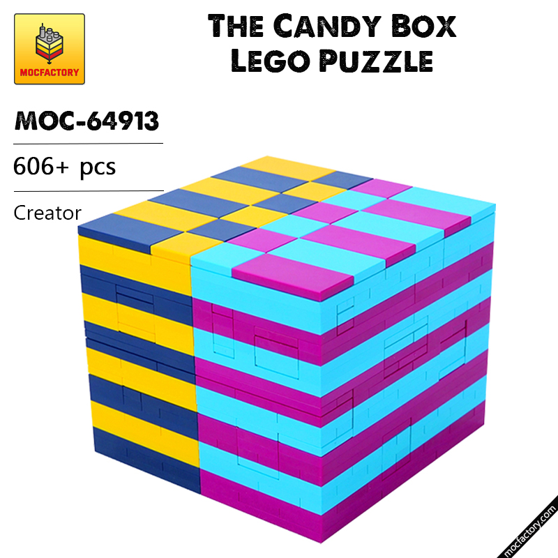 MOC 64913 The Candy Box Lego Puzzle Creator by legolamaniac MOC FACTORY - LEPIN Germany