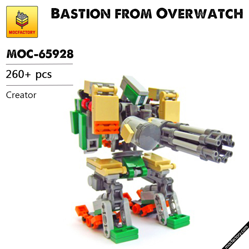 MOC 65928 Bastion from Overwatch Creator by KMX Creations MOC FACTORY - LEPIN Germany