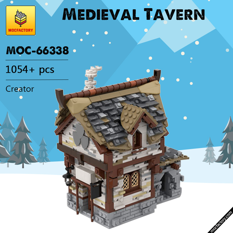 MOC 66338 Medieval Tavern Creator by medievalbricker MOC FACTORY - LEPIN Germany