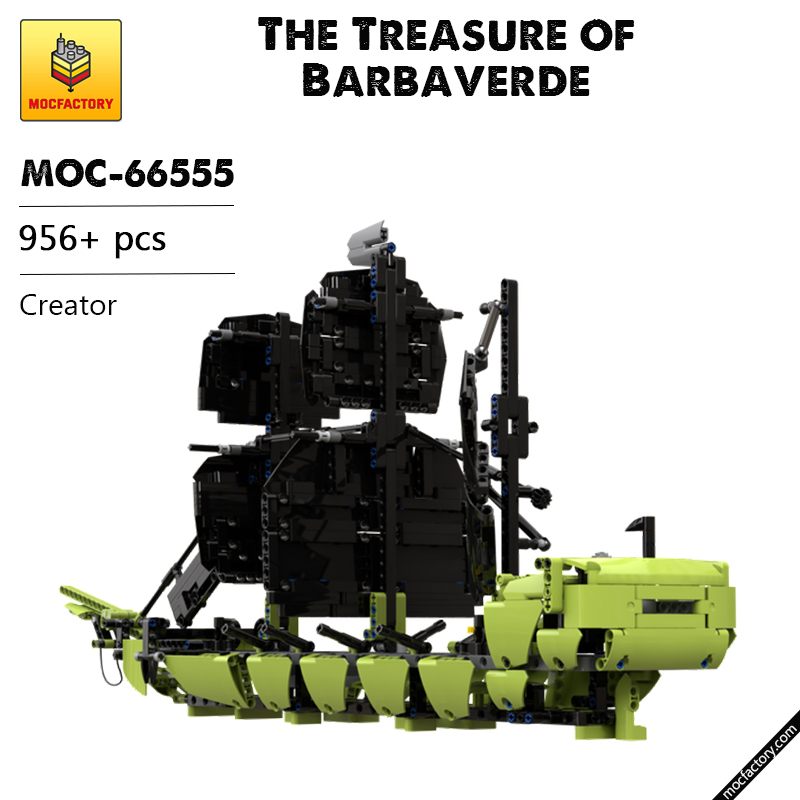 MOC 66555 The Treasure of Barbaverde Creator by marcosbaires76 MOC FACTORY - LEPIN Germany