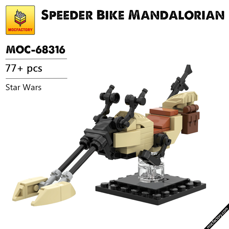 MOC 68316 Speeder Bike Mandalorian Star Wars by Headsbrick MOC FACTORY - LEPIN Germany