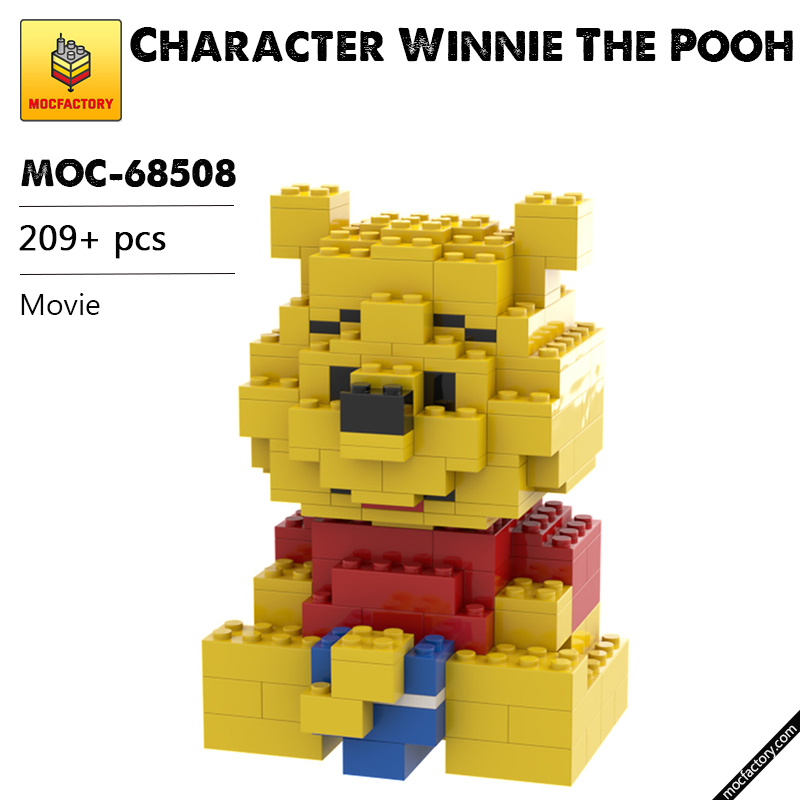 MOC 68508 Character Winnie The Pooh Movie by BrickAnd MOC FACTORY - LEPIN Germany