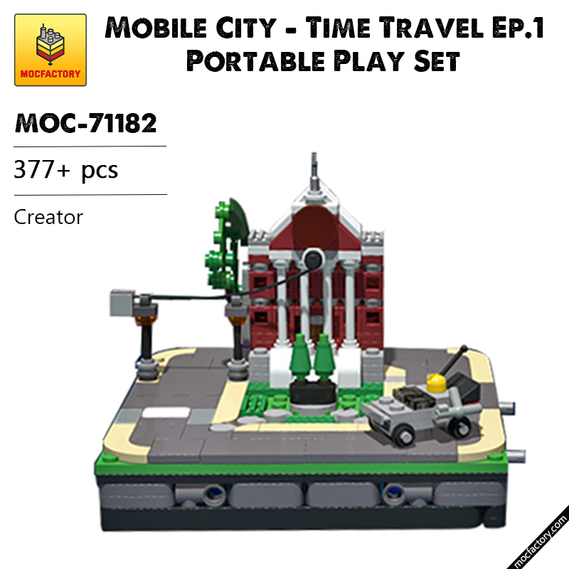 MOC 71182 Mobile City Time Travel Ep.1 Portable Play Set Creator by DoubleBU MOC FACTORY - LEPIN Germany